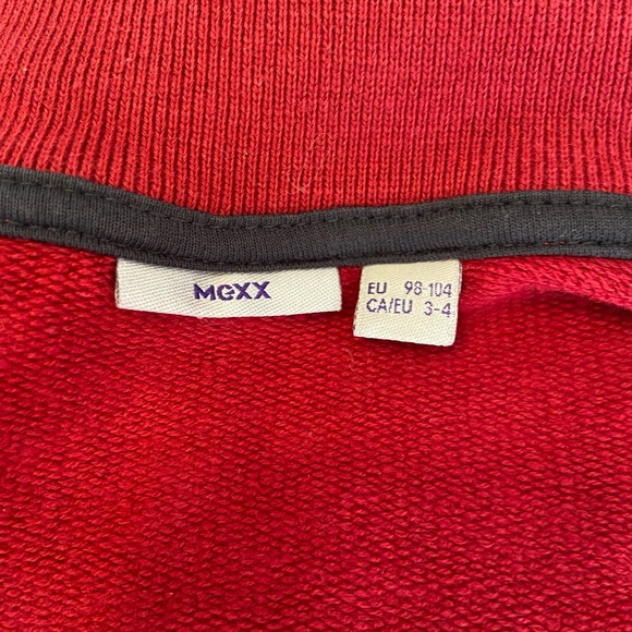3/4T Handsome Red & Black Zip up sweater for Boys MEXX - Picture 5 of 6